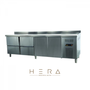 TNS-64-6D Tezgah tip snack derin dondurucu - 6 çekmeceli + 1 kapılı