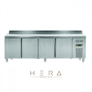 Ndustrio Tezgah Tipi Pastane Buzdolabı 4 Kapılı TPP-84