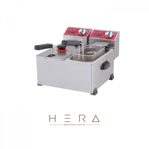 Silverinox Elektrikli Fritöz, 3+3 Litre