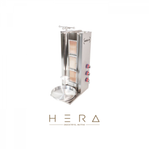 Emeksan 3'lü Döner Ocağı 3 Radyanlı Gazlı/Tüplü Ce Belgeli Manuel Döner Ocağı