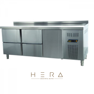 Ndustrio Tezgah Tip Gastronorm Derin Dondurucu 4 Çekmeceli - 1 Kapılı TNG-73-4D