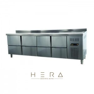 N'dustrio Tezgah Tipi Buzdolabı 8 Çekmeceli Snack Seri TPS-64-8D