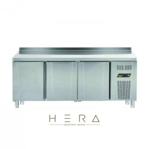 Ndustrio 3 Kapılı Tezgah Tipi Gastronorm Seri Buzdolabı TPG-73