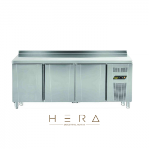 Ndustrio Tezgah Tip 3 Kapılı Pastane Derin Dondurucu TNP-83