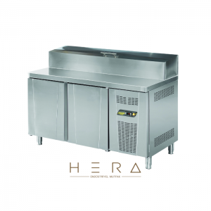 Mur-82-Mt Tezgah Tip Pastahane Make Up Buzdolabı - Mermer Tablalı