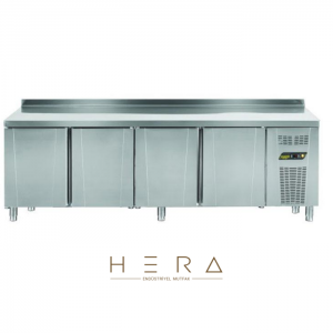 Ndustrio TPP-84-I Tezgah Tip Pastane Buzdolabı, 4 Kapılı